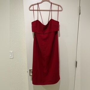 Free People MIDI Red Dress